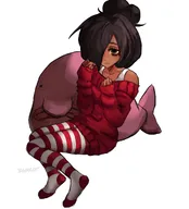 artist:komkor blobfish maya meta:general_fanart tagme // 1634x1803 // 474KB