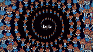 animated brb dancing gif massagraph mymy spiral // 600x338 // 2.0MB