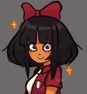 alternate_outfit artist:soru looking_at_viewer mymy peru smiling // 2500x2700 // 483KB