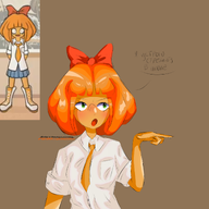 artist:smartchaosxdd cyrillic green_eyes meta:general_fanart mymy pointing tagme // 1280x1280 // 1.1MB