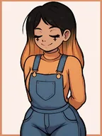 ai_dust cleo closed_eyes overalls smiling // 768x1024 // 494KB