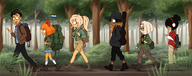 't_histaurant cato cleo coco drawing dutch_flag forest looking_down maya mymy projectroy ravi smiling uniform unofficial // 6595x2598 // 14MB