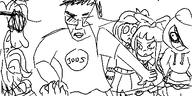 anonygate chud coco glasses laughing maya mymy nerf_gun oekaki surprised tongue troonjak // 500x250 // 35KB