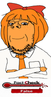 beard bow english_text facial_hair fact_check freckles glasses mymy orange_hair tagme text tie white_void // 1361x2552 // 759KB