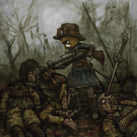 artist:mitchelf blood boots dead dress flintlock gore gun hat meta:general_fanart mymy ribbon skull sword tagme voc // 2500x2500 // 9.2MB