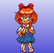 artist:senorgodfred mymy ok_sign pixel_art smiling // 376x368 // 3.9KB