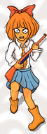 artist:nlsenpai bodypillow dakimakura gun mymy not_amused red_hair tagme toy_gun // 525x1500 // 681KB