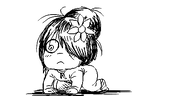 artist:oekakigod flower_in_hair maya oekaki variant:agugu // 500x250 // 29KB