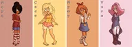 chastity_belt coco gestreepte_sokken maya mymy tagme unknown_artist vera // 3200x1146 // 2.7MB