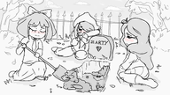 bait bush clouds coco crying dirt fence gem grave gravestone maya mymy outside shovel tagme tombstone tree unknown_artist zarty // 1920x1080 // 768KB
