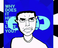 angry animated animation_meme big_lips blue_eyes bowtie cartoon clothes ext=mp4 glasses hair looking_at_you music music_parody mymy ongezellig orange_hair orange_skin subvariant:chudjak_front talking thick_eyebrows variant:chudjak // 678x570, 20.9s // 1.9MB