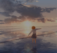 calm beach calm mymy sea sunset video water // 1154x1080, 55.9s // 22MB