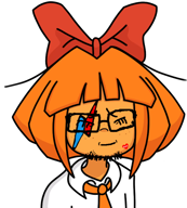 ai_generated bowtie bwc calm david_bowie david_thoughie dutch eyelashes hair hair_ribbon lgbt mymy ongezellig orange_skin qa_(4chan) uniform variant:feraljak video // 768x850, 257s // 34MB