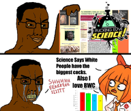 'toss A10s crying heartqueen i_fucking_love_science mymy nigger niggerwiggle official_art racebait smug variant:chudjak // 1125x948 // 798KB