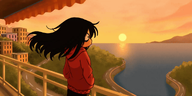 animated gif looking_away maya // 1280x640 // 3.1MB