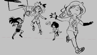 artist:unknown basketball coco kiki maya mymy sketch // 1920x1080 // 396KB