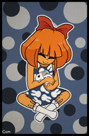 artist:cam closed_eyes mymy nintje pajamas rabbit smiling socks // 2056x3134 // 5.8MB