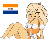 artist:Cuauhtli coco dress goonbait south_africa_flag // 2048x1445 // 183KB