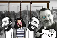 a10 ack artist:yosack_jaki hanging happy_merchant hitler ilse ilse_abuse irl_background jew kike pointing rope sign tks // 1052x708 // 124KB