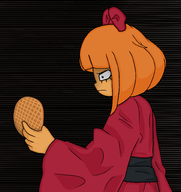 :( holdingzobject kimono looking_at_something meta:general_fanart mymy niggerwiggle sad stroopwafel unknown_artist // 1508x1600 // 1.0MB