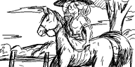 artist:oekakigod coco horse no_color oekaki sisa // 500x250 // 60KB