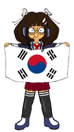 artist:ghanshan flag:south_korea looking_at_viewer mymy standing // 339x605 // 96KB