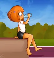 artist:gussy_wussy drinking flower goonbait mymy // 3262x3500 // 551KB