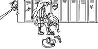 add artist:prosiak bag coco crying gun maya mymy oekaki scared schoolocaust trio voc weapon // 500x250 // 24KB
