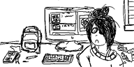 artist:oekakigod imageboard maya monitor oekaki room tagme // 500x250 // 36KB