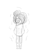 artist:slabamongus big_eyes maya shaking sketch // 2180x3020 // 1.2MB