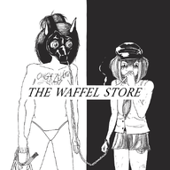 album_cover artist:entiral bag black_and_white chain cigarette death_grips doodsgrepen food maya mymy ongezellig parody smoking // 640x640 // 164KB