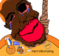 anti_ongezellig autism black_skin bloodshot_eyes crying discord hanging mymy ongezellig queen_of_spades red_lips slopjak soyzellig_party subvariant:jartycuck variant:chudjak zarty // 1154x1080 // 594KB