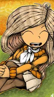 artist:greenman closed_eyes coco laughing open_mouth // 1080x1920 // 614KB