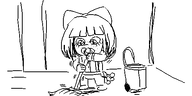 artist:oekakigod binky cleaning janny niggerwiggle no_color oekaki variant:agugu // 500x250 // 27KB