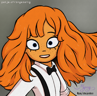 artist:studio_massa bow_tie crossover Illustraties_(official) looking_at_viewer meme mymy official_art petjeaf Plastic_Love_(song) smiling text // 2398x2368 // 4.9MB