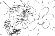 looking_at_viewer menacing meta:general_fanart mymy punch running // 2000x1308 // 144KB