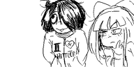 artist:oekakigod heart hitler maya mymy no_color oekaki swastika // 500x250 // 45KB