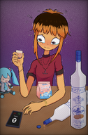 alcohol artist:djpoonslayer crying drunk hatsune_miku holding_object Lymy_(lidlyarts) phone shaking tears vodka // 2196x3358 // 9.9MB