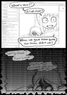 artist:lidlyarts black_and_white coco livestream maya mayas_room mymy text_bubble white_background // 2480x3508 // 652KB