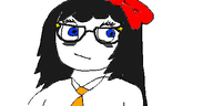 aryan_artstyle blue_eyes bowtie cosplay cute mymy oekaki ongezellig redraw variant:soytan // 500x250 // 16KB