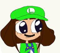 hat luigi moustache Nintendo overalls subvariant:soymy // 855x762 // 42KB