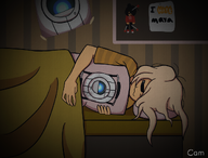 artist:cam blanket bodypillow coco cocos_room doll portal_(game) poster // 1099x838 // 730KB