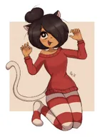 artist:fabz_rc cat_ears cat_tail maya meta:general_fanart text // 939x1200 // 126KB