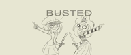 animation baton black_and_white busted cop kiki meta:general_fanart mymy no_sound pirate_hat unknown_artist video // 1280x540, 2.1s // 272KB