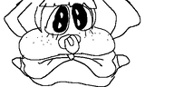 big_cheeks big_eyes black_and_white mymy niggerwiggle oekaki slop variant:agugu // 500x250 // 19KB