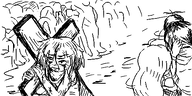 artist:oekakigod bruises coco cross crowd hurt maya mymy oekaki sin // 500x250 // 56KB