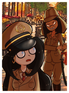 artist:spontaneous france japan kiki military_uniform mymy sword war // 1536x2048 // 3.5MB