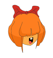 buckteeth hair_covering_eyes meta:general_fanart mymy tagme unknown_artist // 1832x1976 // 353KB