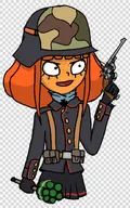 anti-tank_grenade grenade helmet meta:general_fanart military_uniform mymy pistol revolver tagme unknown_artist // 1048x1672 // 139KB