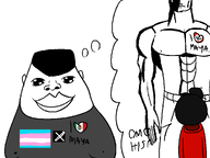 maya meta:ias mexican mexican_flag muscular nazi_heart thought_bubble trans_flag variant:brandon xitter // 1000x750 // 39KB